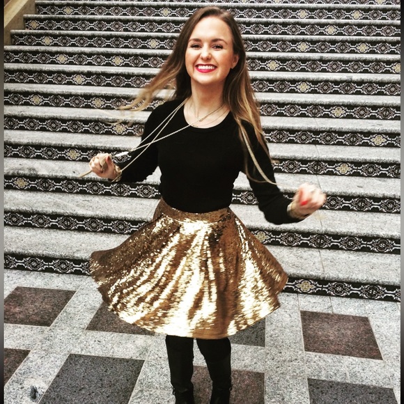 Lulu’s For Sienna Sequin Skirt - Picture 1 of 3